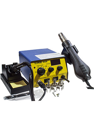 ELEMENT 902D, станция паяльная термовоздушная + паяльник