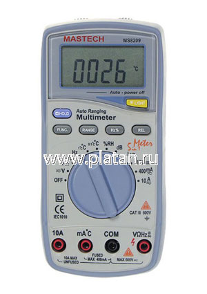 MS8209, Мультиметр цифровой