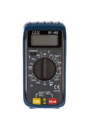 DT-102, Мультиметр карманный цифровой