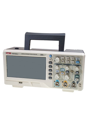 UTD2102CL+, осциллограф цифровой 2 канала 100МГц 500Мв/с цветной дисплей USB