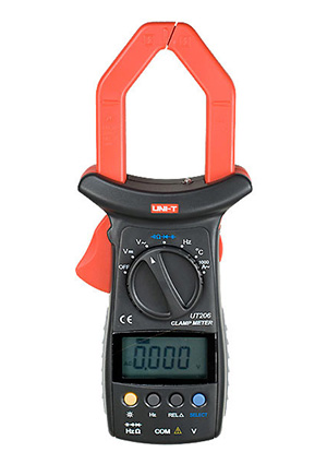 UT206, Клещи токоизмерительные цифровые ACA с автоматическим выбором диапазона