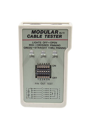 CT-110, тестер кабеля RJ-11/12