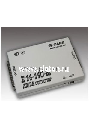 E14-140-M, Внешний модуль АЦП/ЦАП на шину USB (Госреестр РФ)
