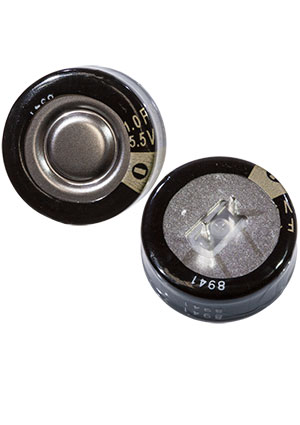 EECRF0H105N, CAP, 1F, 5.5V, DOUBLE LAYER, RADIAL; 1F; Voltage Rating:5.5VDC суперконденсатор